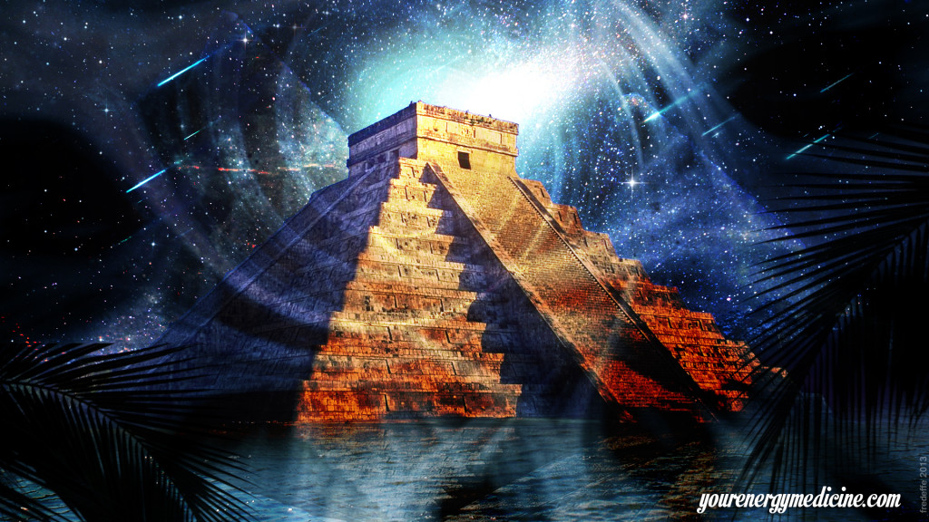 Chitchen Itza. beautiful pyramid and mayan wisdom