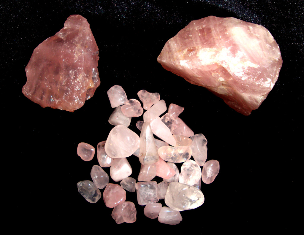 Rose Quartz : the love stone.